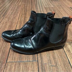 AGL Attilio Giusti Leombruni Italian Leather Chelsea Boots 39 8.5